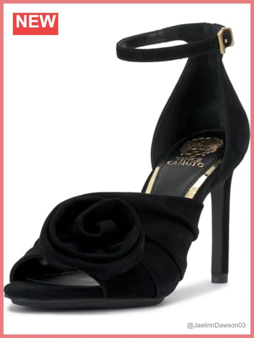 Women's Suede Stiletto Heeled Sandals Open Toe Ankle Strap